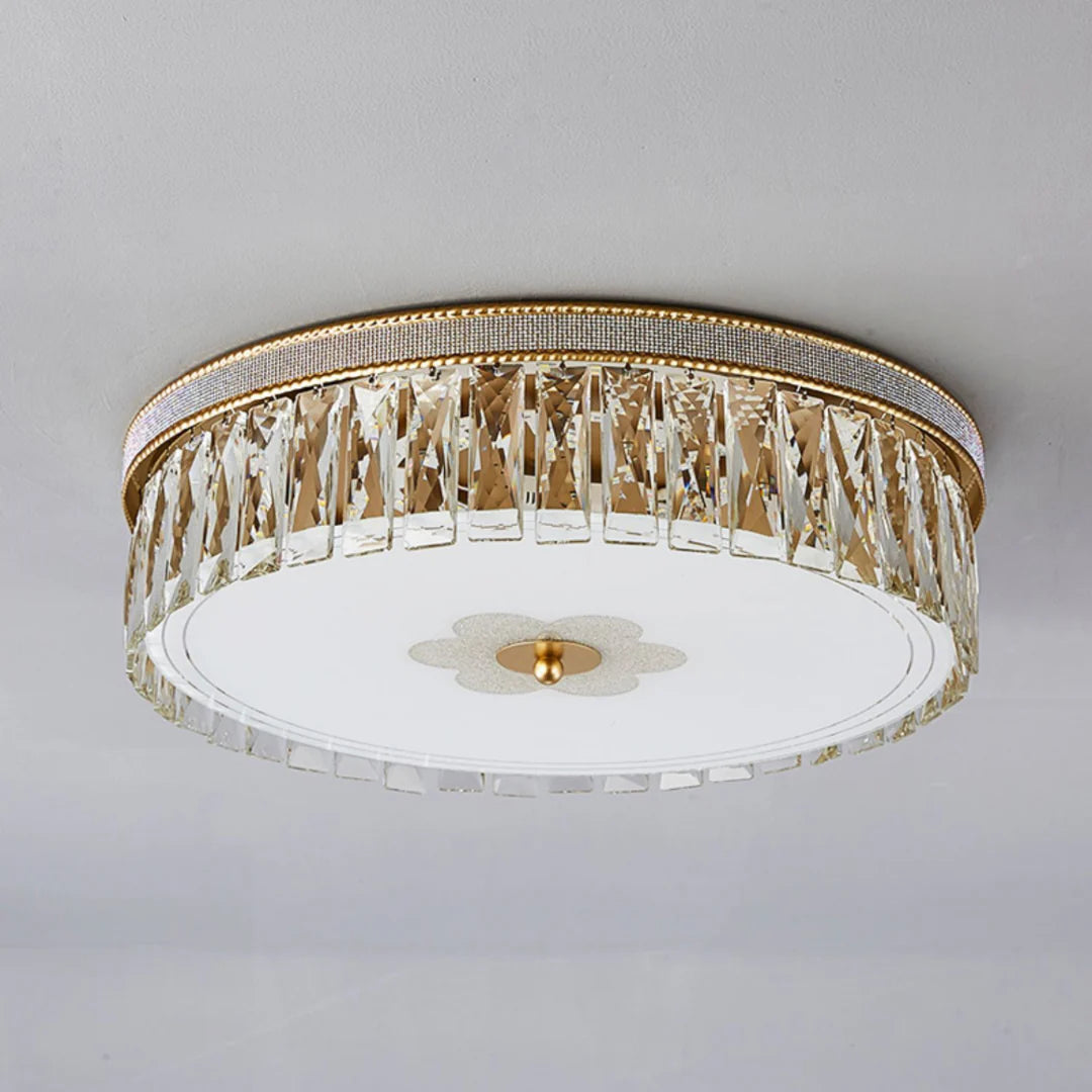 Golden Crystal Ceiling Lamp - Nuvé