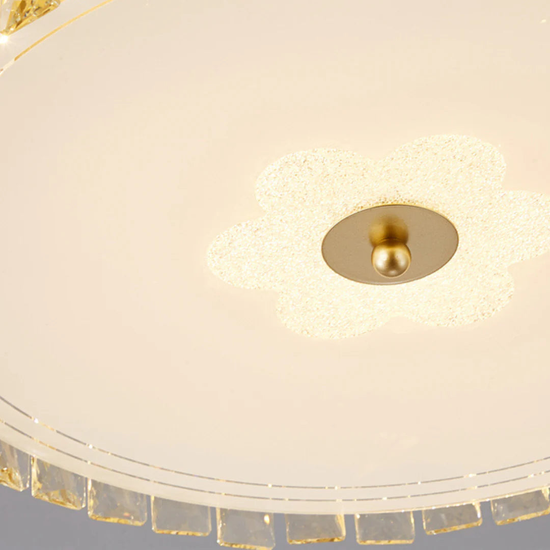 Golden Crystal Ceiling Lamp - Nuvé