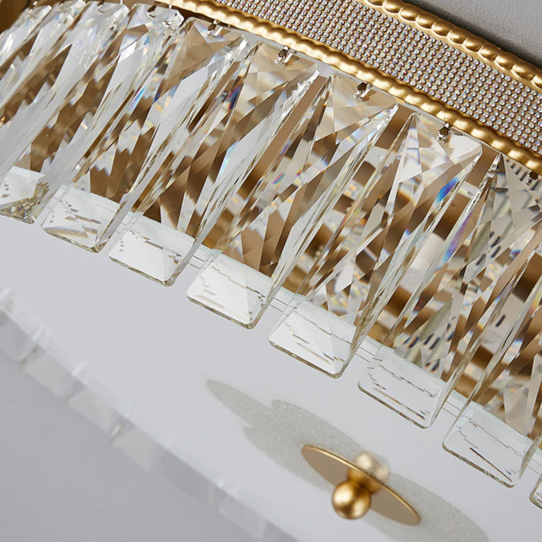Golden Crystal Ceiling Lamp - Nuvé