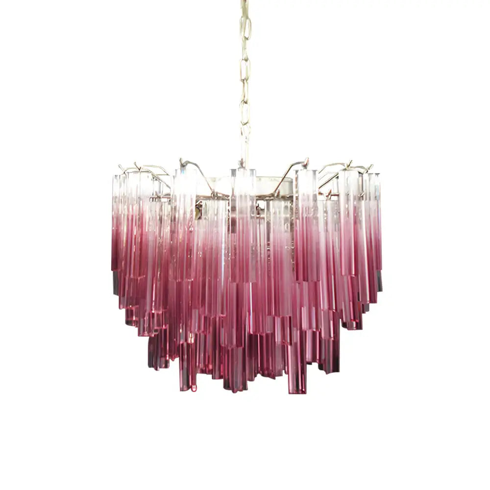 Gorgeous Murano Quadriedri Prisms Chandelier - Nuvé