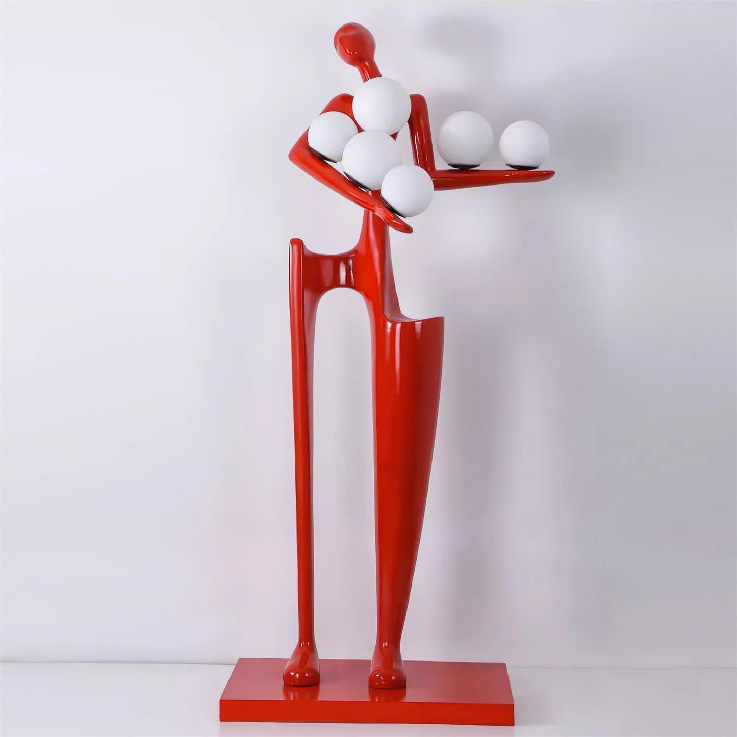 Greeter Sculpture Figure Floor Lamp - Nuvé