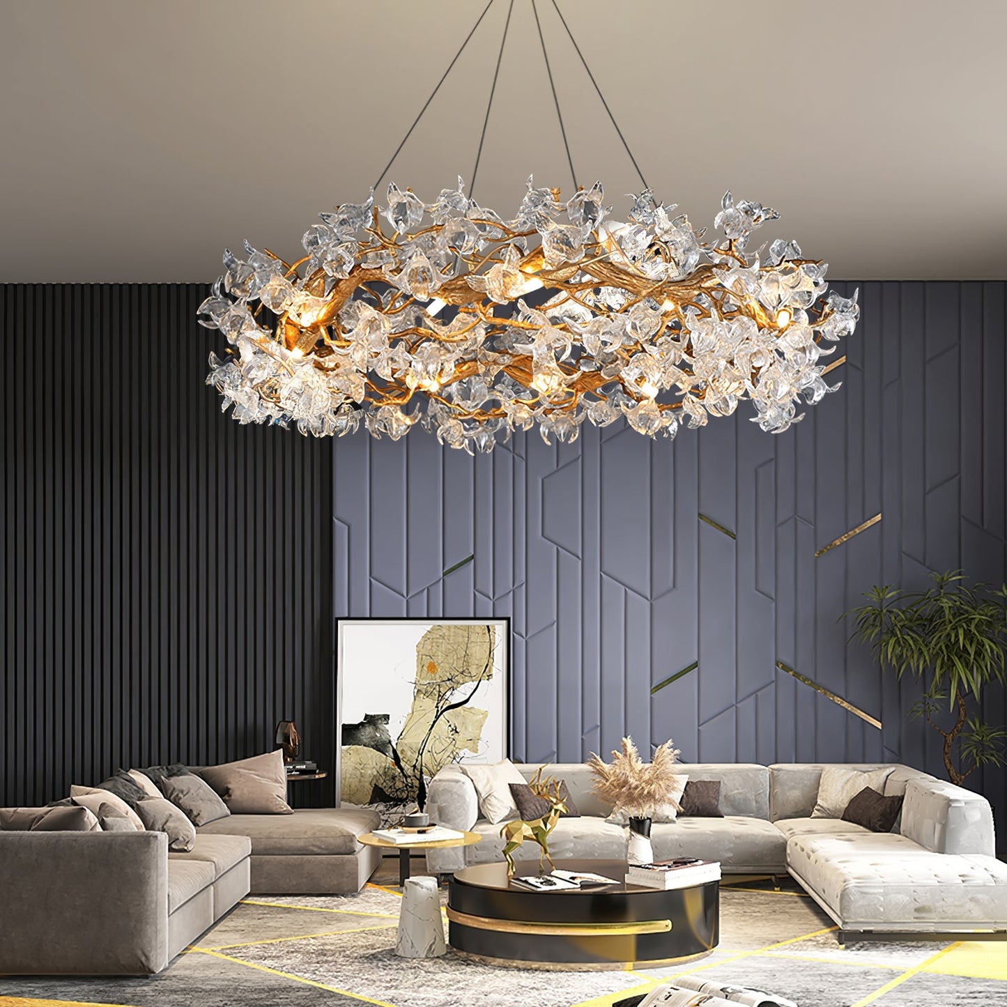 Hibiscus Flower Chandelier - Nuvé
