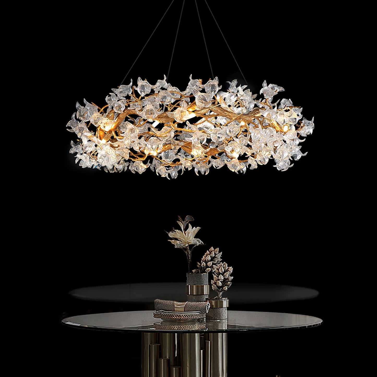 Hibiscus Flower Chandelier - Nuvé