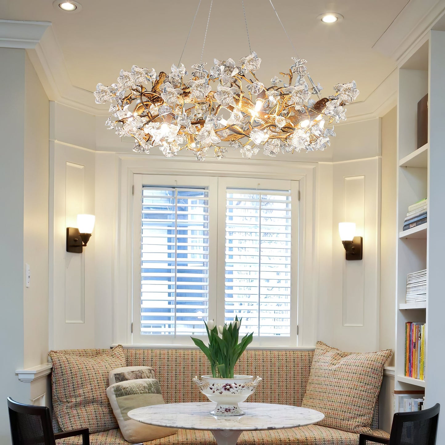 Hibiscus Flower Chandelier - Nuvé