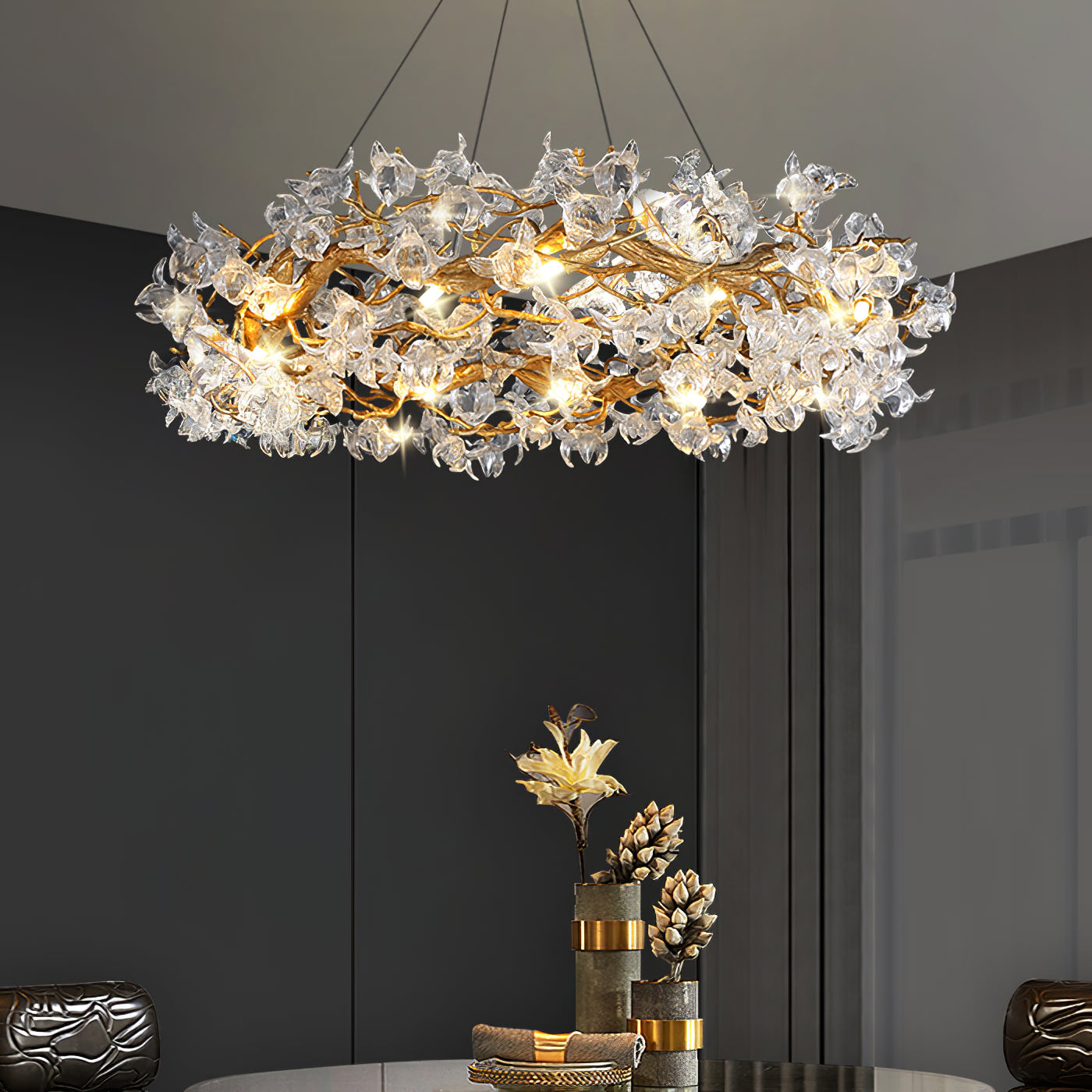 Hibiscus Flower Chandelier - Nuvé
