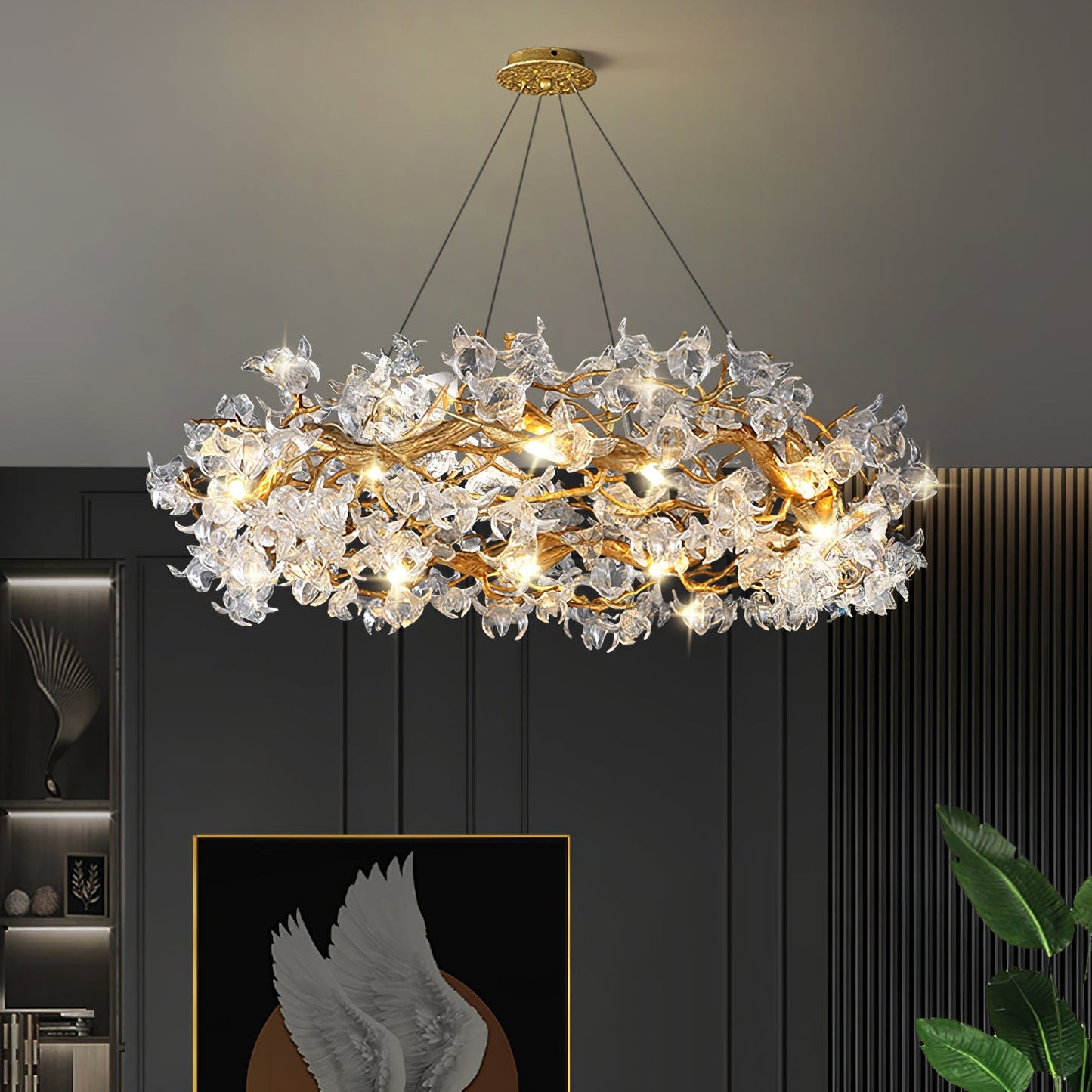 Hibiscus Flower Chandelier - Nuvé