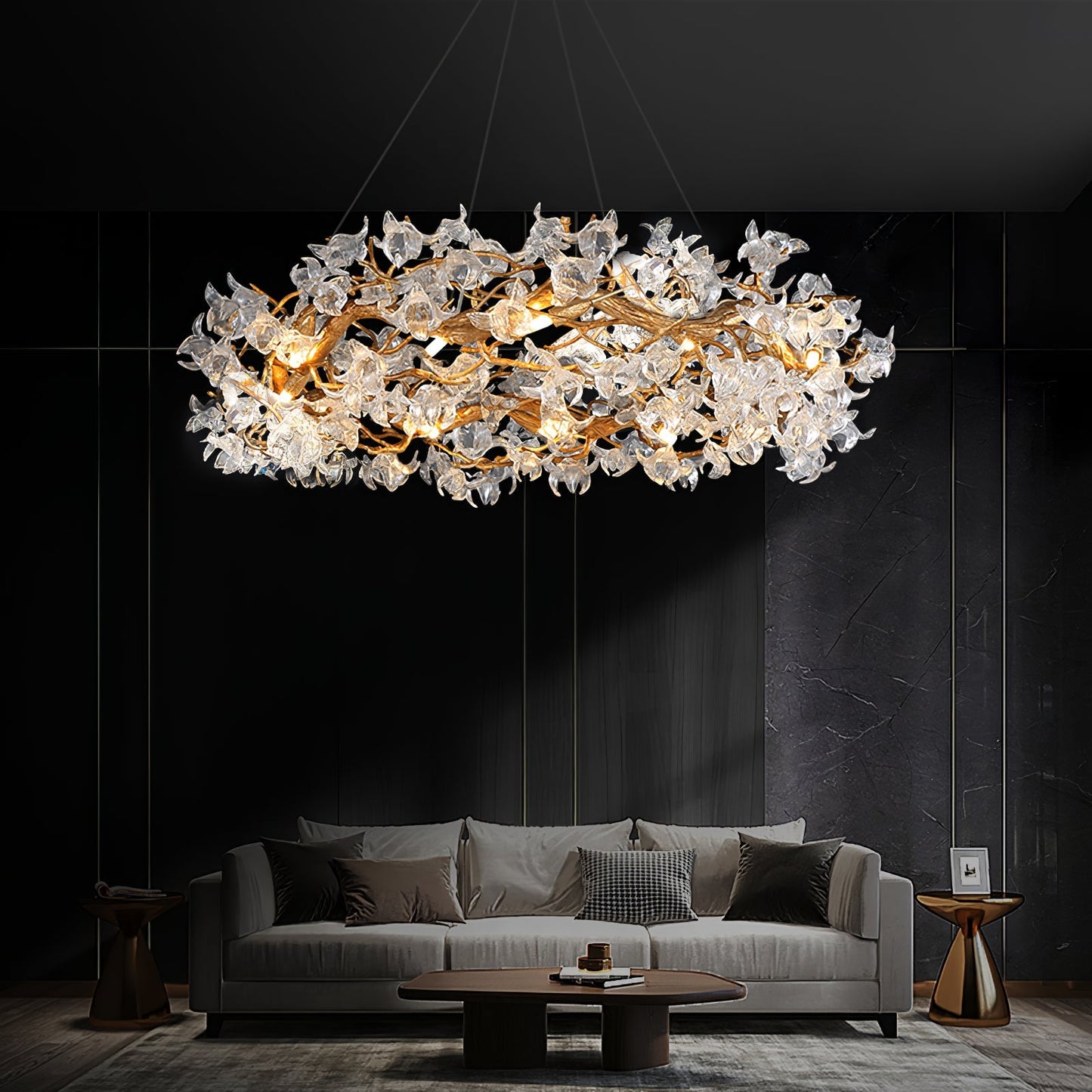Hibiscus Flower Chandelier - Nuvé