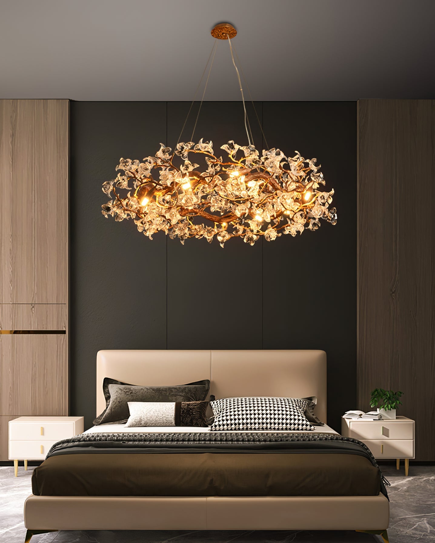 Hibiscus Flower Chandelier - Nuvé