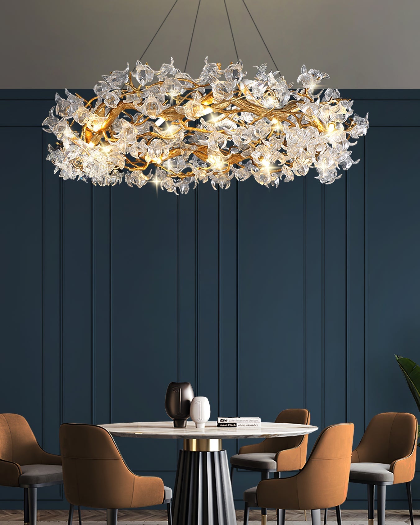 Hibiscus Flower Chandelier - Nuvé