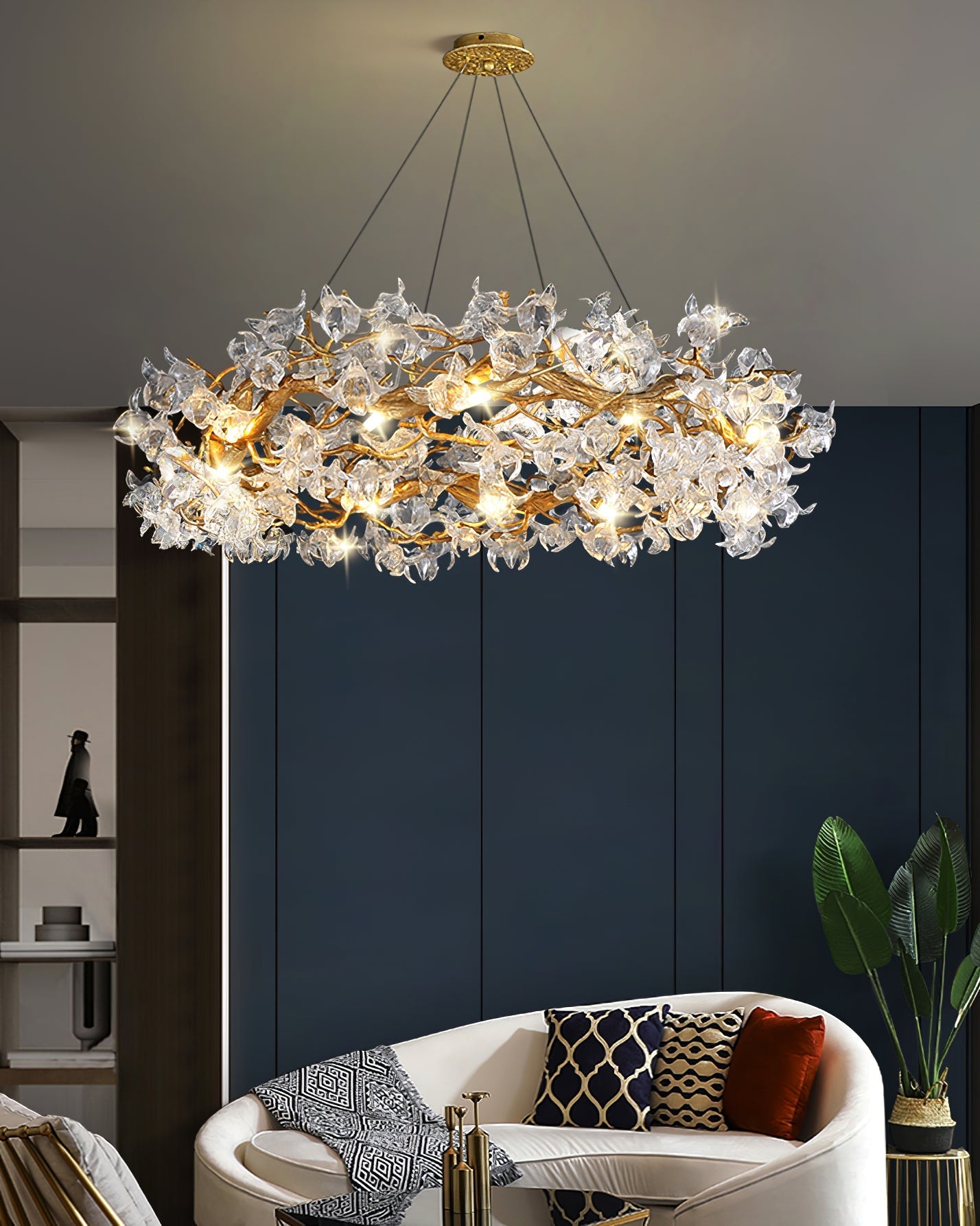 Hibiscus Flower Chandelier - Nuvé