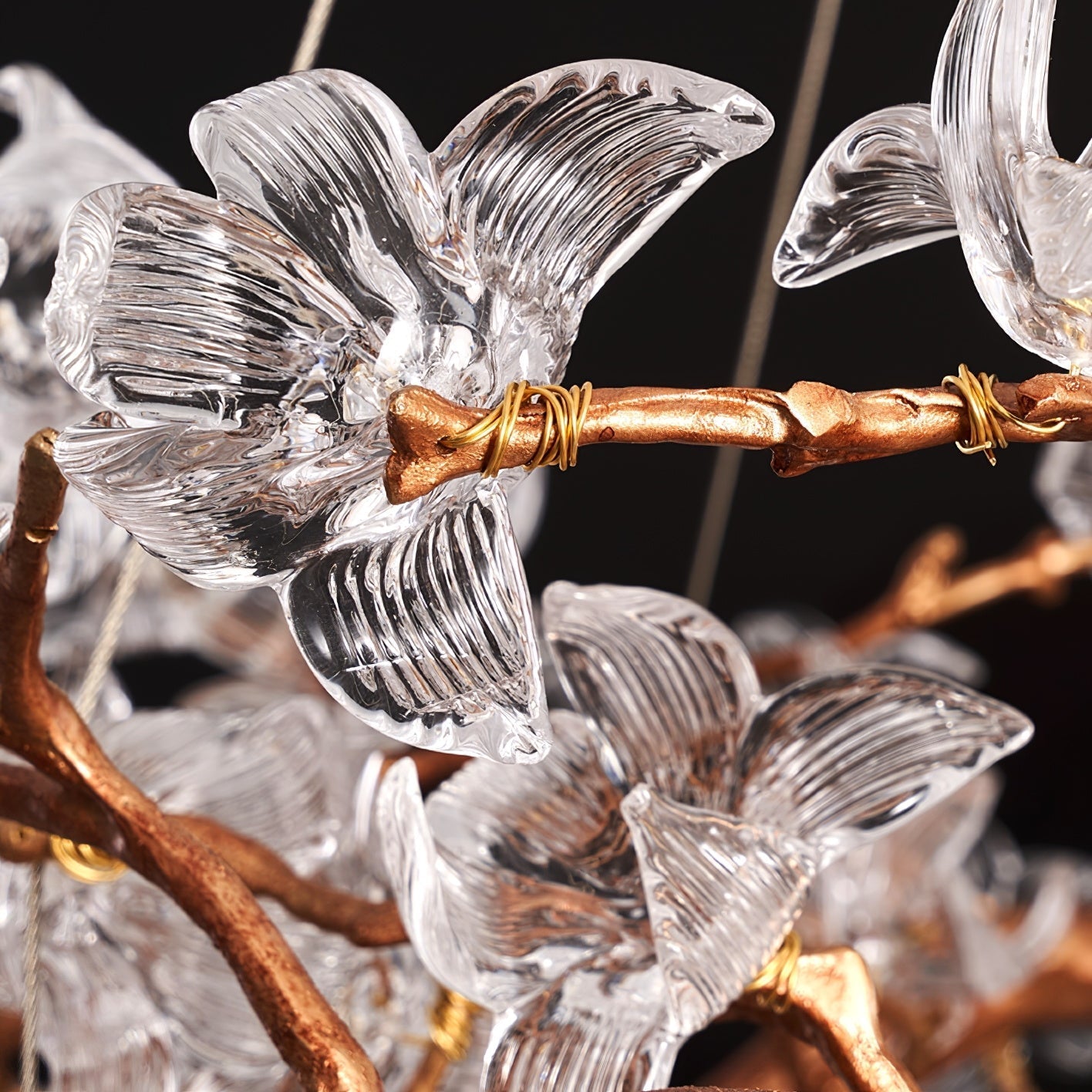 Hibiscus Flower Chandelier - Nuvé
