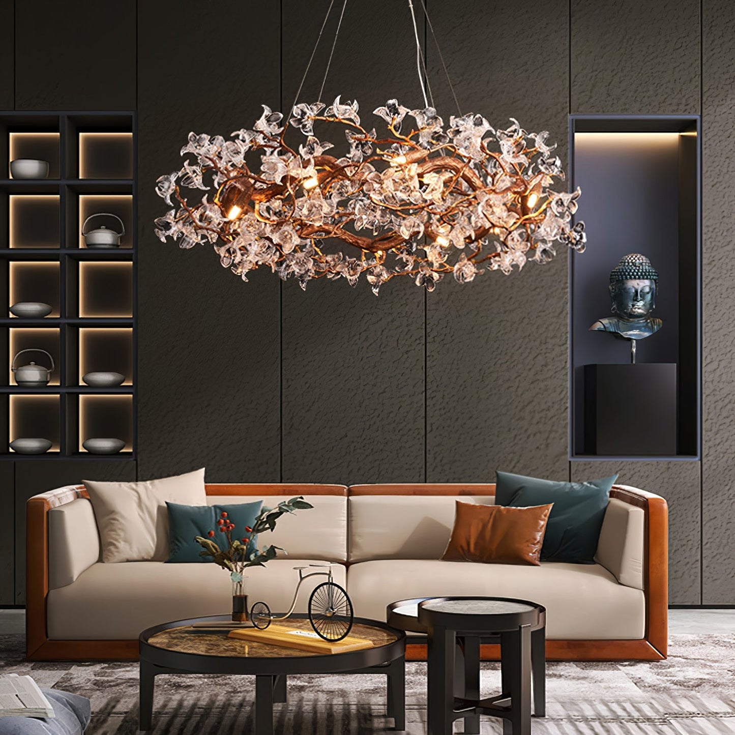 Hibiscus Flower Chandelier - Nuvé