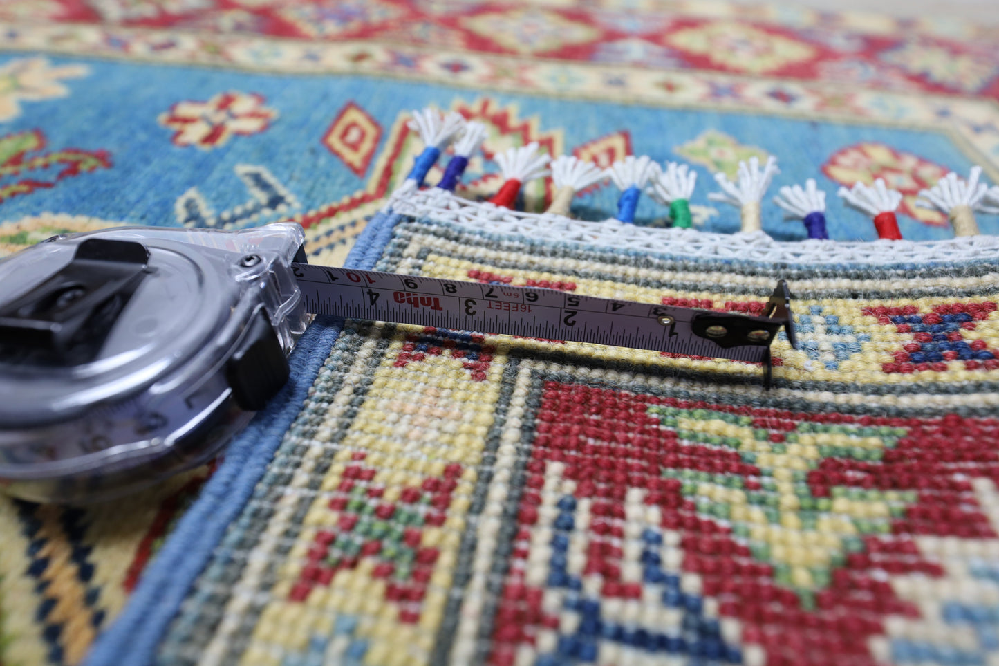 Hand-Knotted Afghani Kazak Wool Rug – 2’9″ x 9’9″ - Nuvé