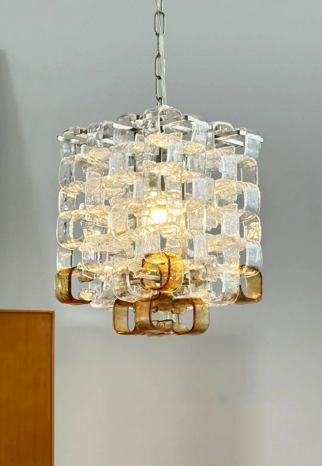 Ice Cube Glass Murano Chandelier - Nuvé