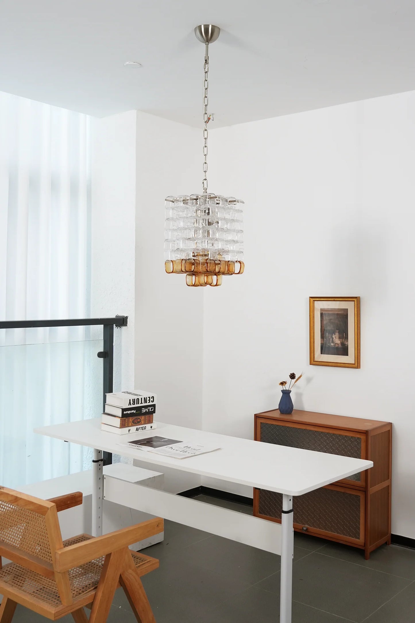 Ice Cube Glass Murano Chandelier - Nuvé