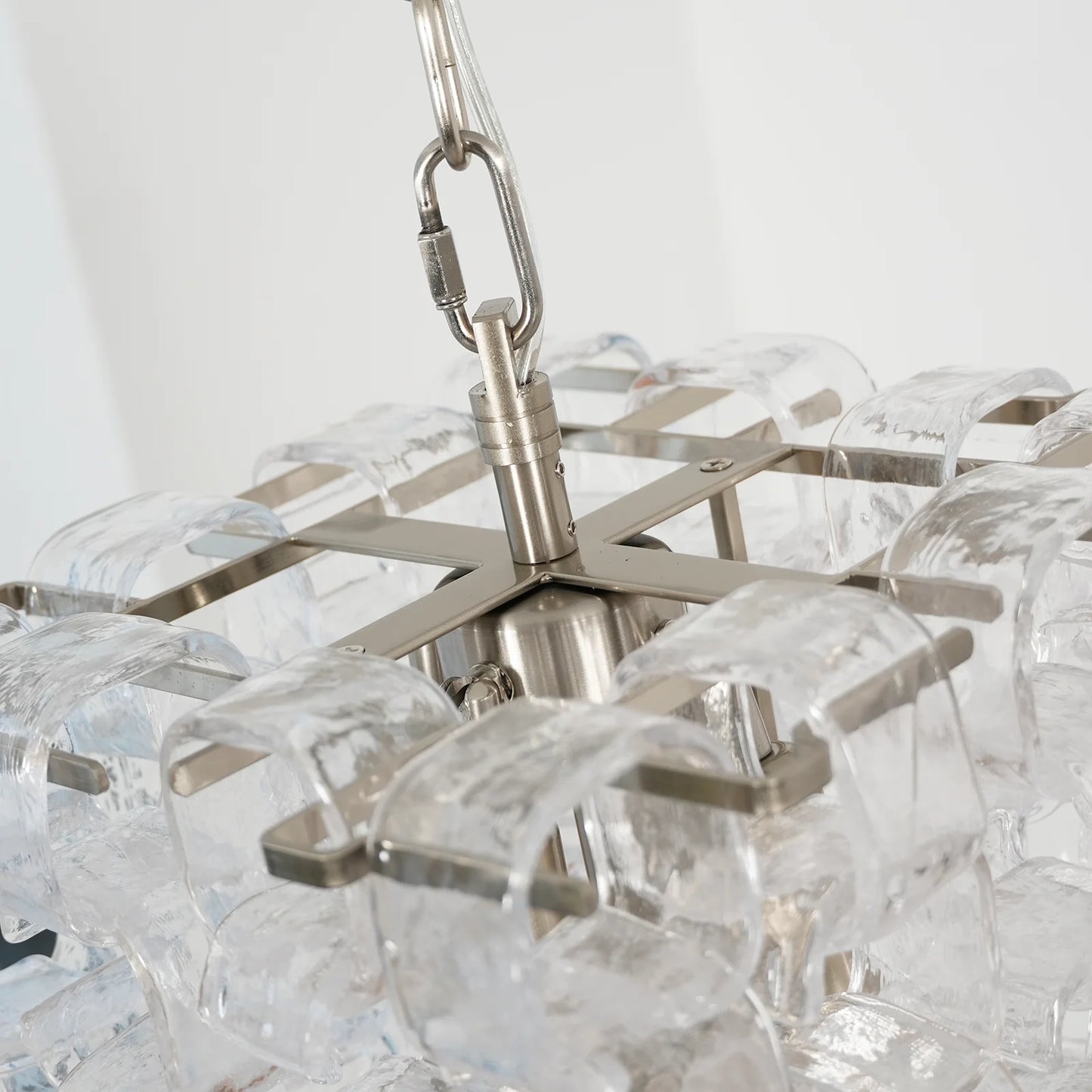 Ice Cube Glass Murano Chandelier - Nuvé