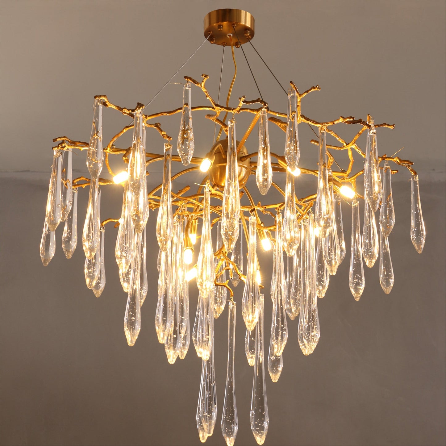 Icicle Crystal Chandelier - Nuvé