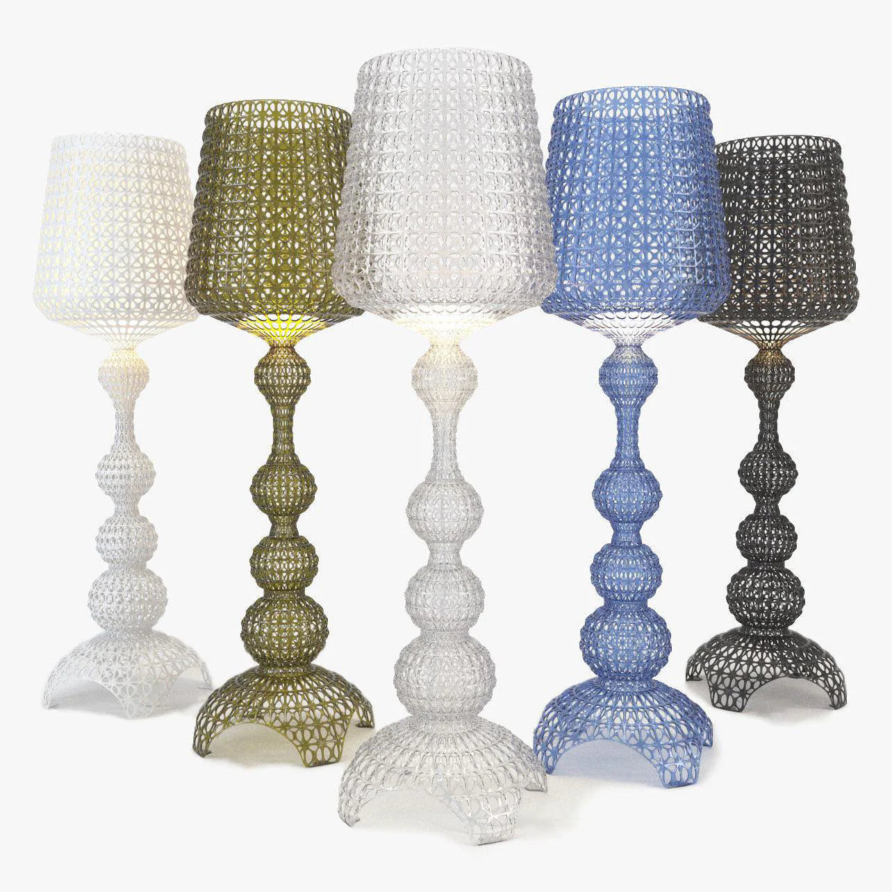 Simple Kabuki Acrylic Floor Lamp - Nuvé