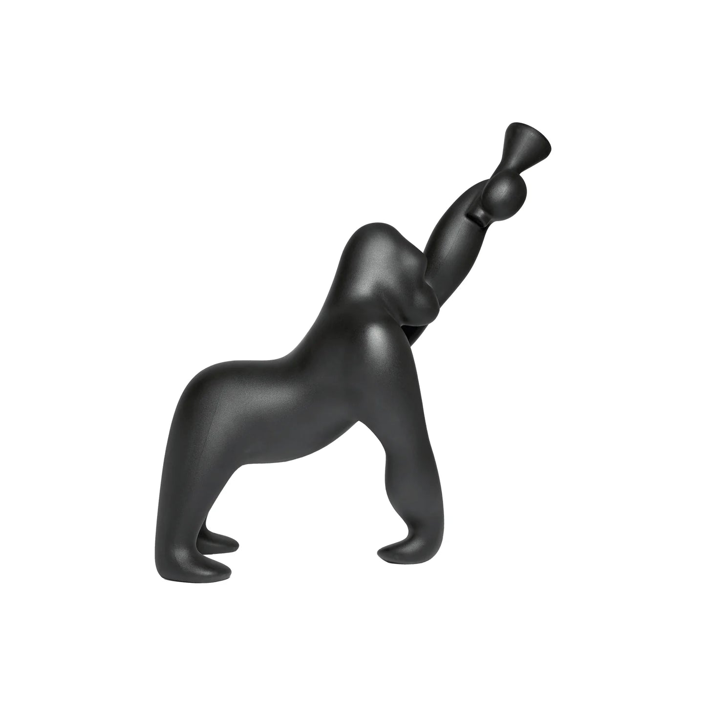 Korewolamp Kong sculpture floor lamp with a unique sculptural design and tall standing height in a modern style.