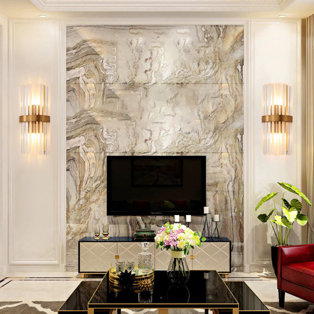 Laylq Cylinder Crystal Wall Light - Nuvé