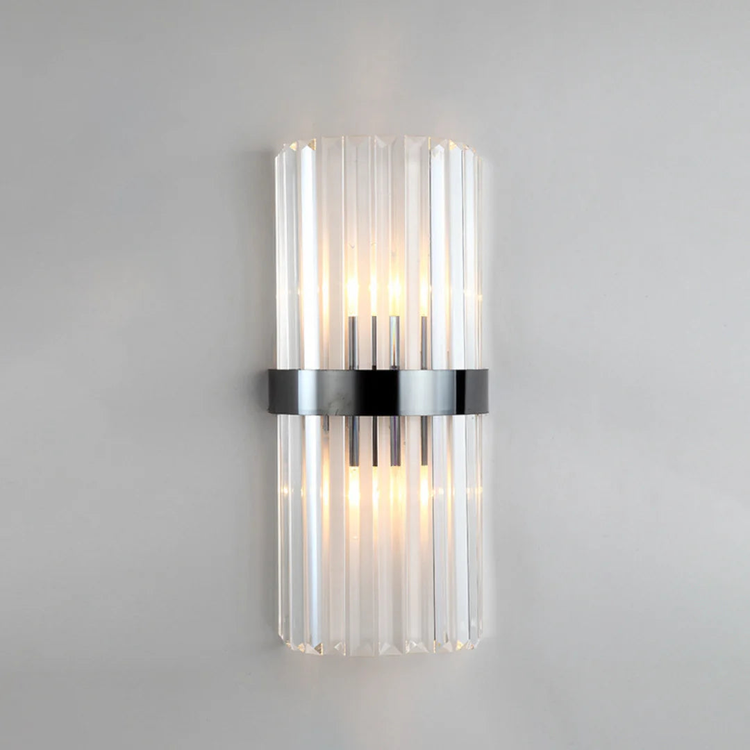 Laylq Cylinder Crystal Wall Light - Nuvé