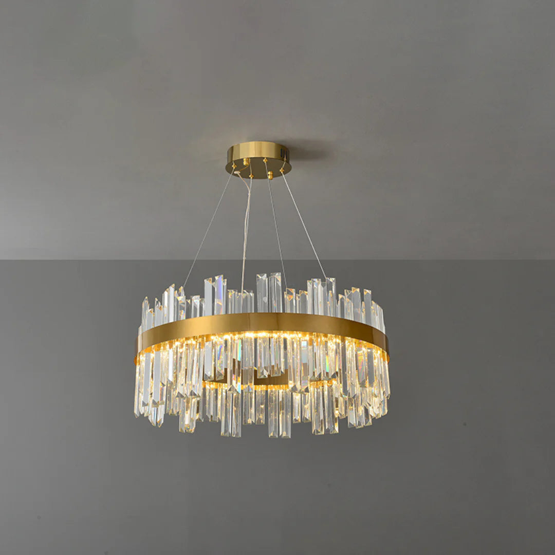 Modern Luxury Round Crystal Chandelier - Nuvé
