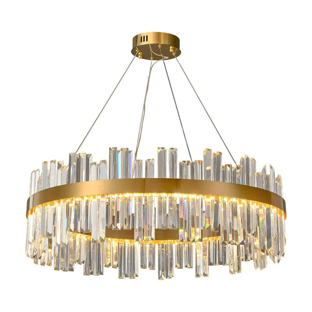 Modern Luxury Round Crystal Chandelier - Nuvé