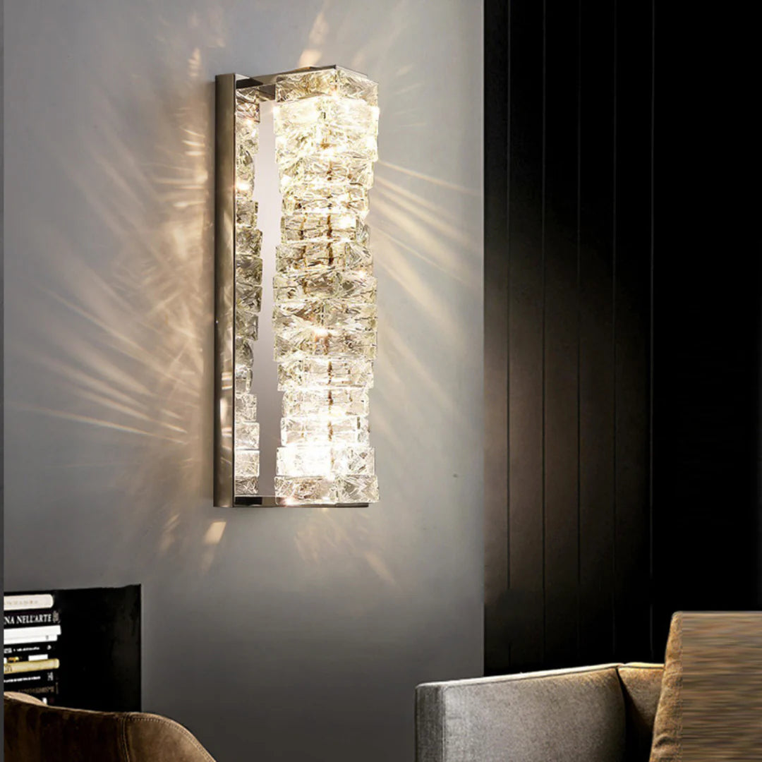 Crystal Laminated Wall Light - Nuvé