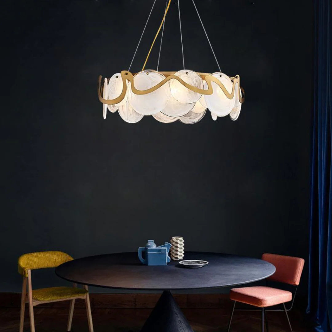 Modern Simple Glass Chandelier - Nuvé