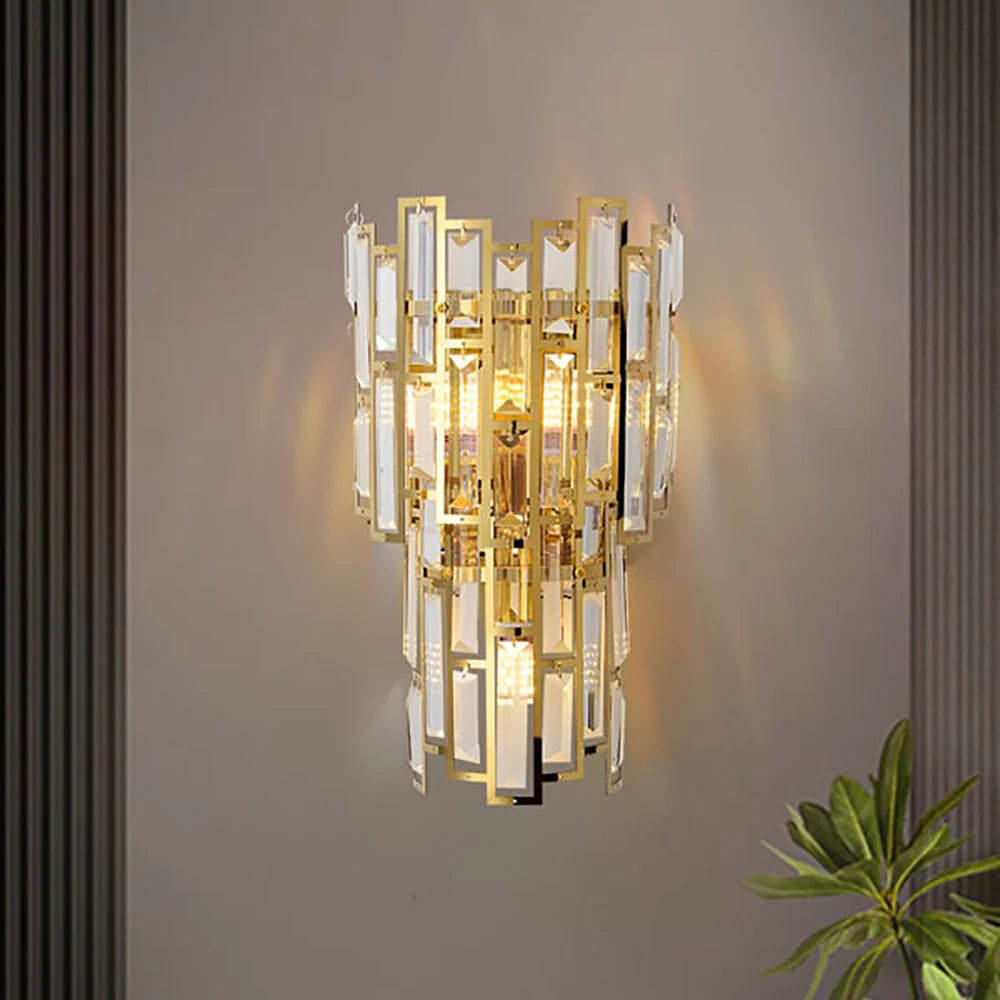 Modern Gredel Crystal Wall Lamp - Nuvé