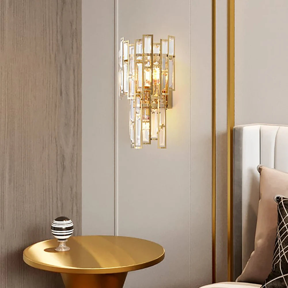 Modern Gredel Crystal Wall Lamp - Nuvé