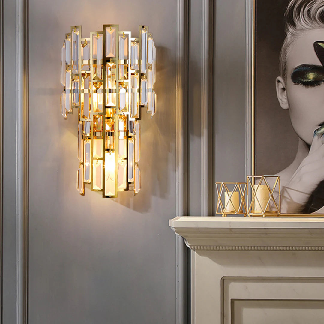 Modern Gredel Crystal Wall Lamp - Nuvé
