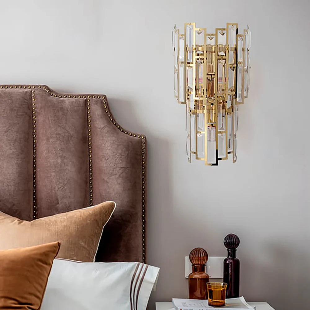 Modern Gredel Crystal Wall Lamp - Nuvé