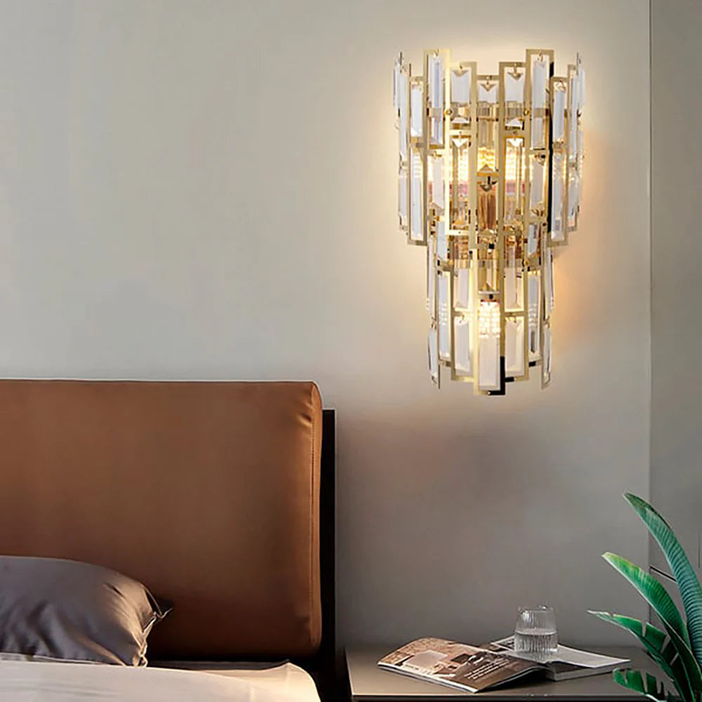 Modern Gredel Crystal Wall Lamp - Nuvé