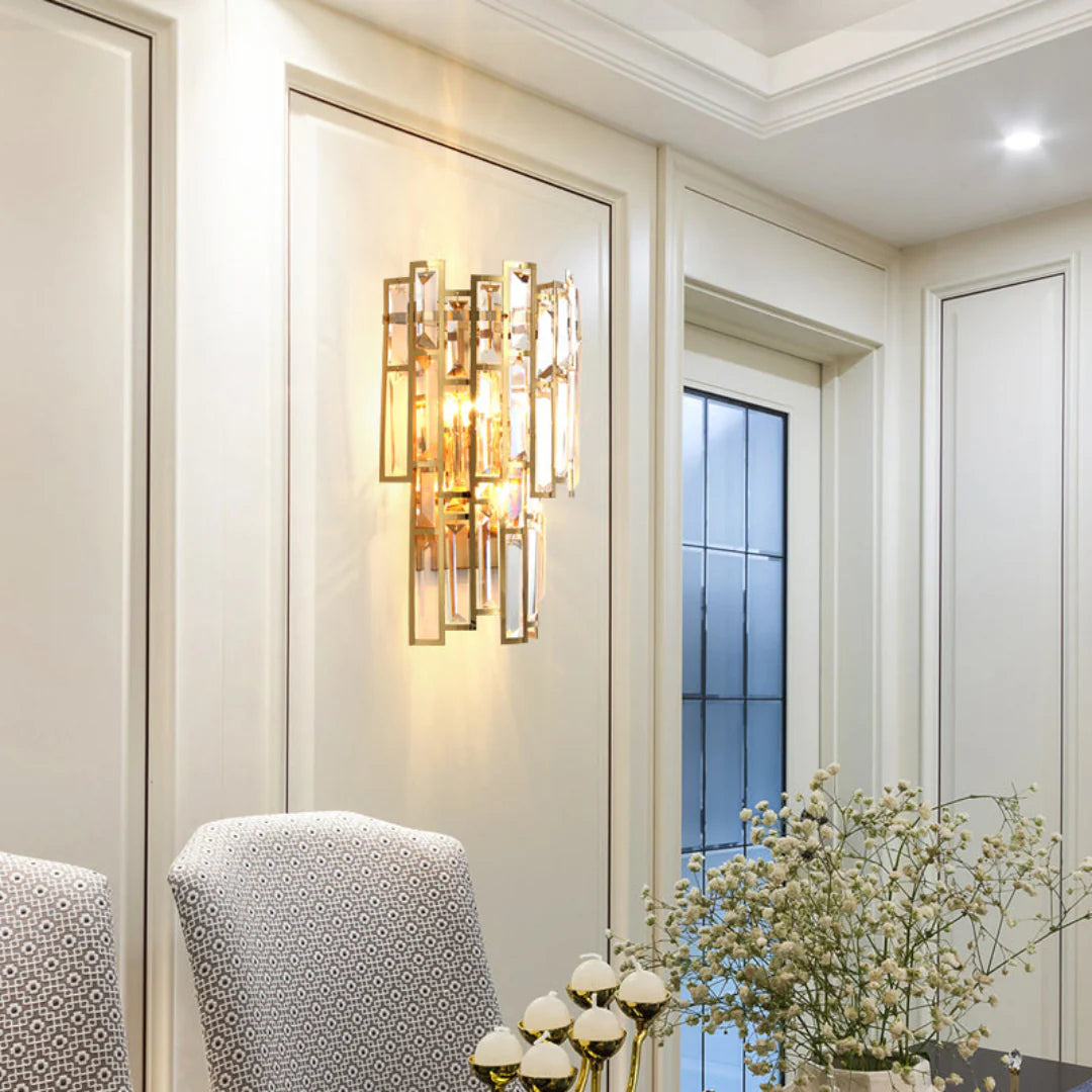 Modern Gredel Crystal Wall Lamp - Nuvé