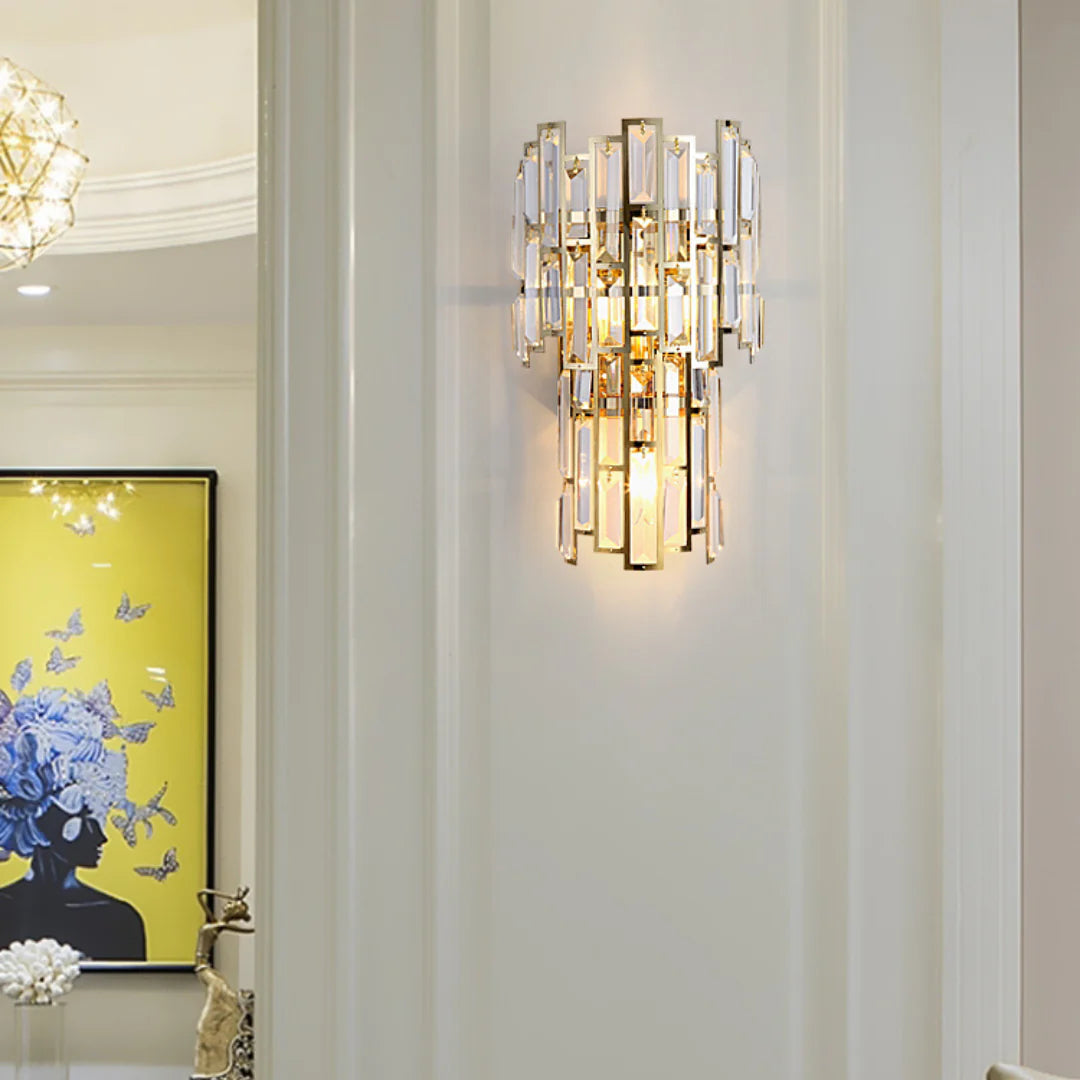 Modern Gredel Crystal Wall Lamp - Nuvé