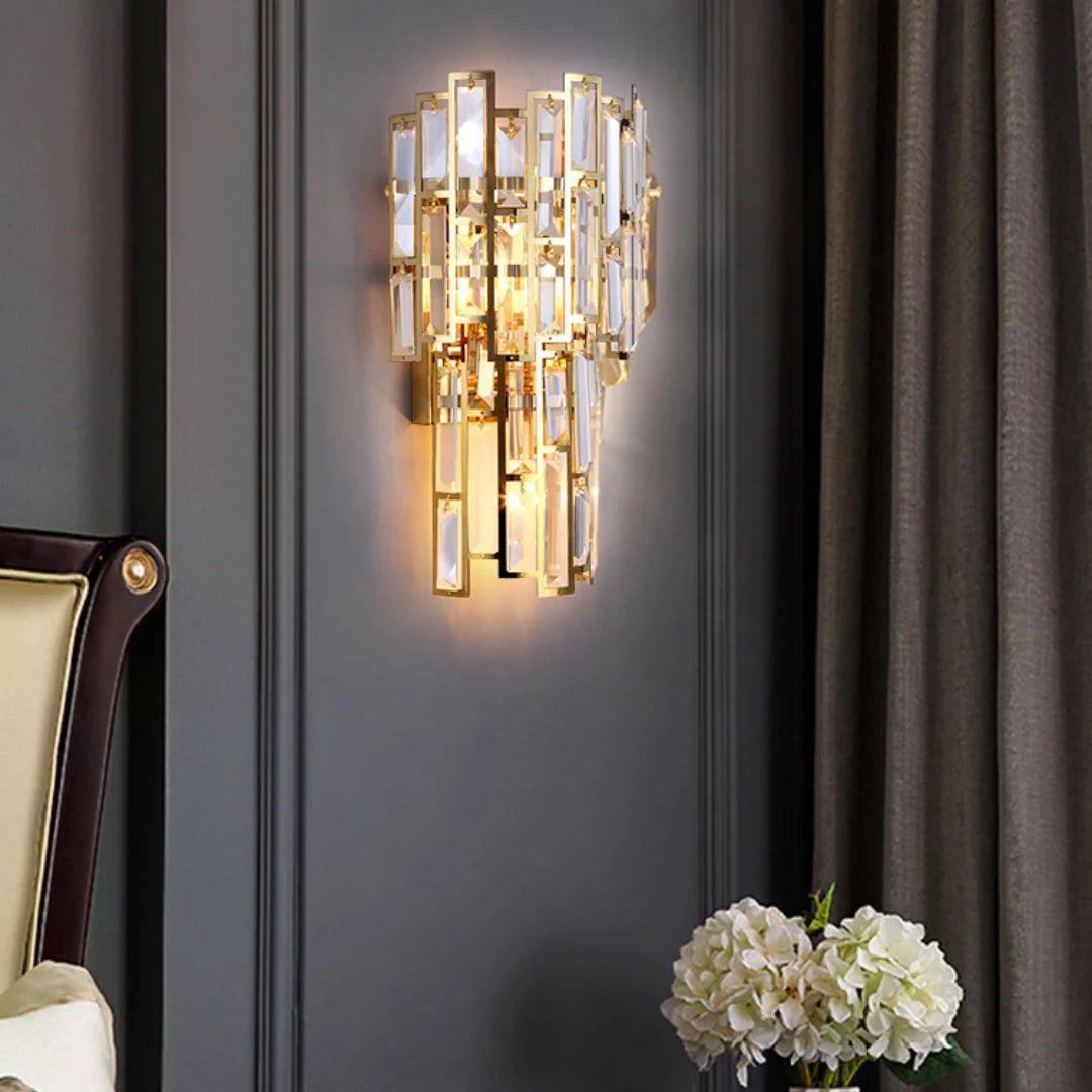 Modern Gredel Crystal Wall Lamp - Nuvé