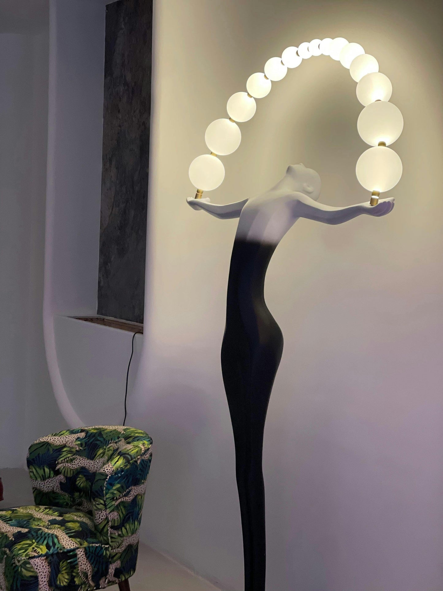 Liberty Sculpture Figure Floor Lamp - Nuvé