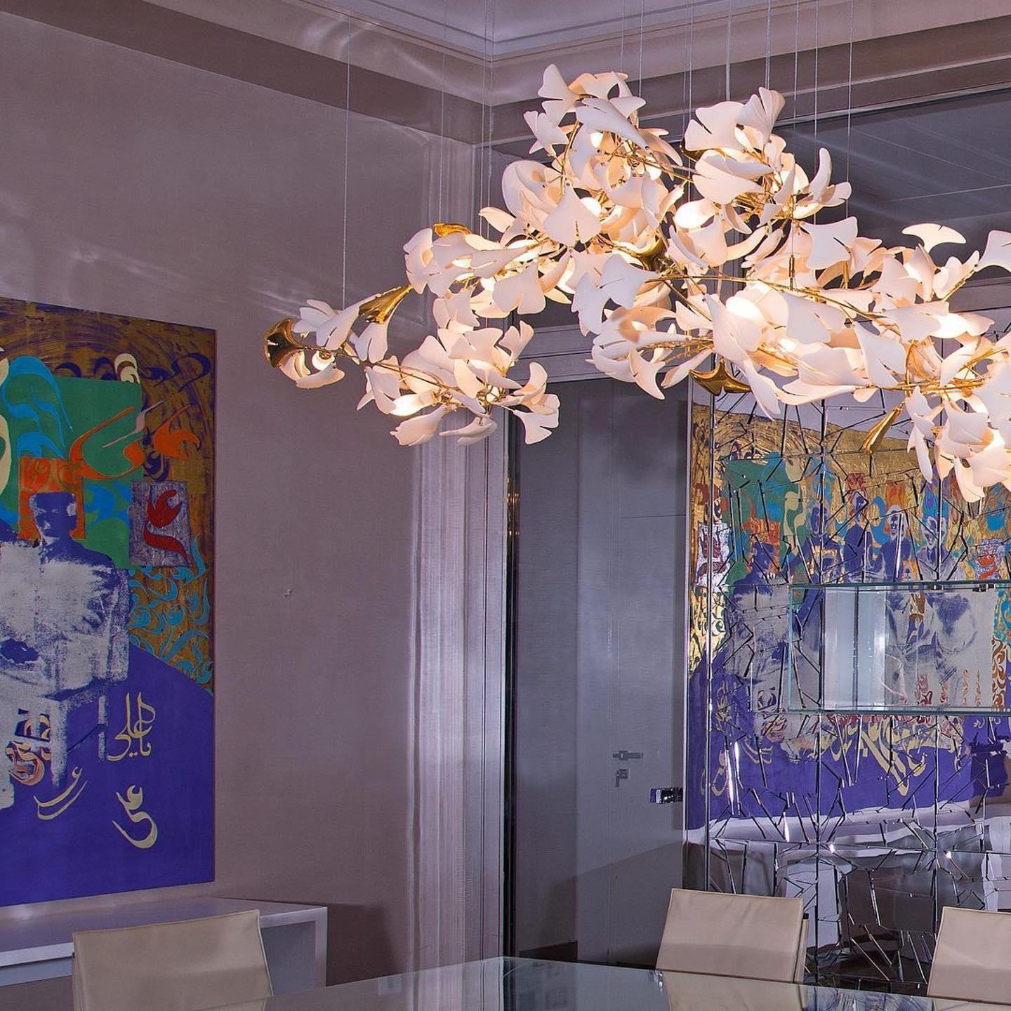 Gingko Ceramic Chandelier G - Nuvé