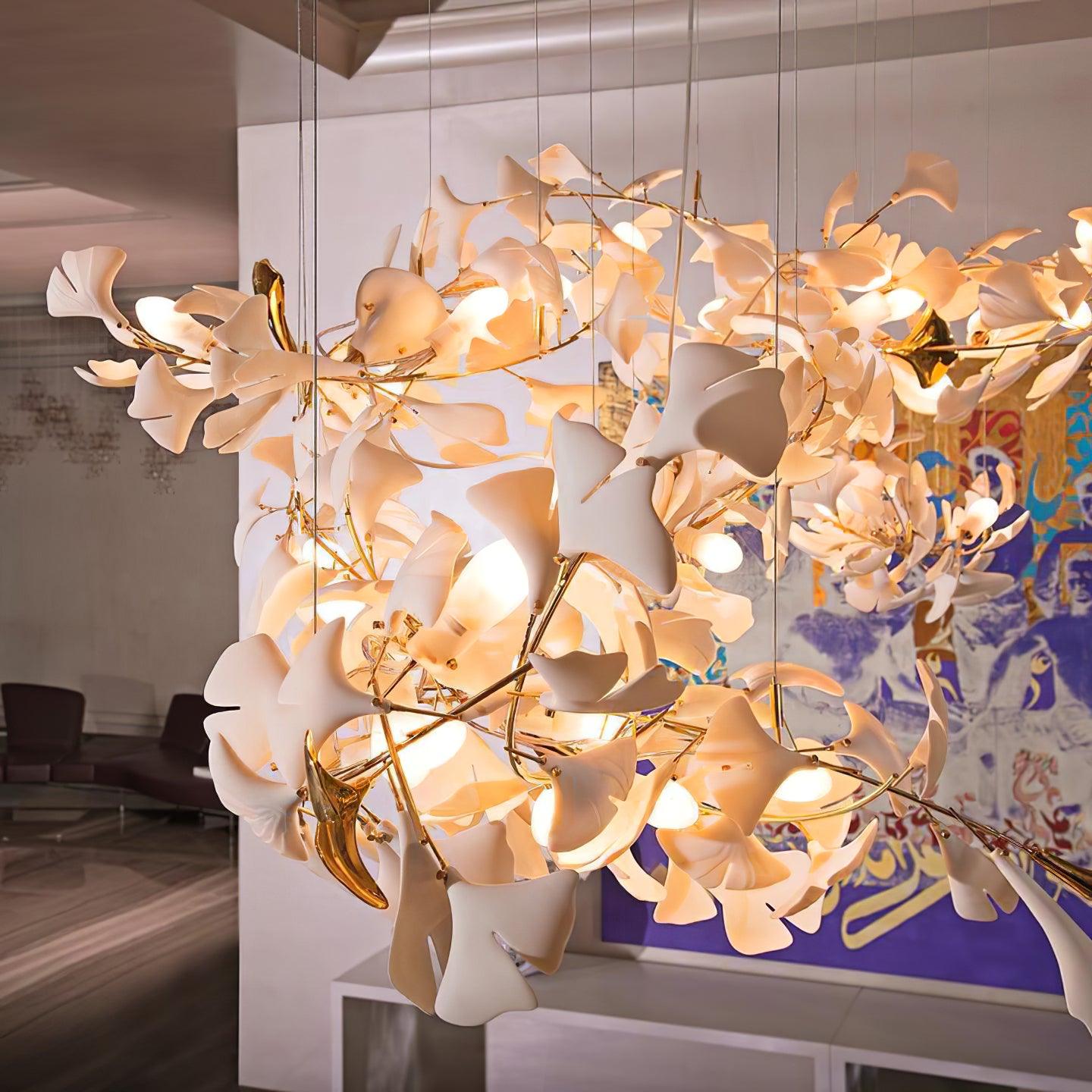 Gingko Ceramic Chandelier G - Nuvé