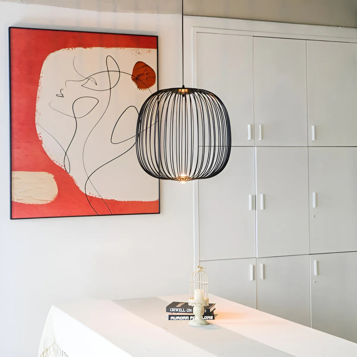 Lightweight Spokes Shaped Pendant Lamp - Nuvé