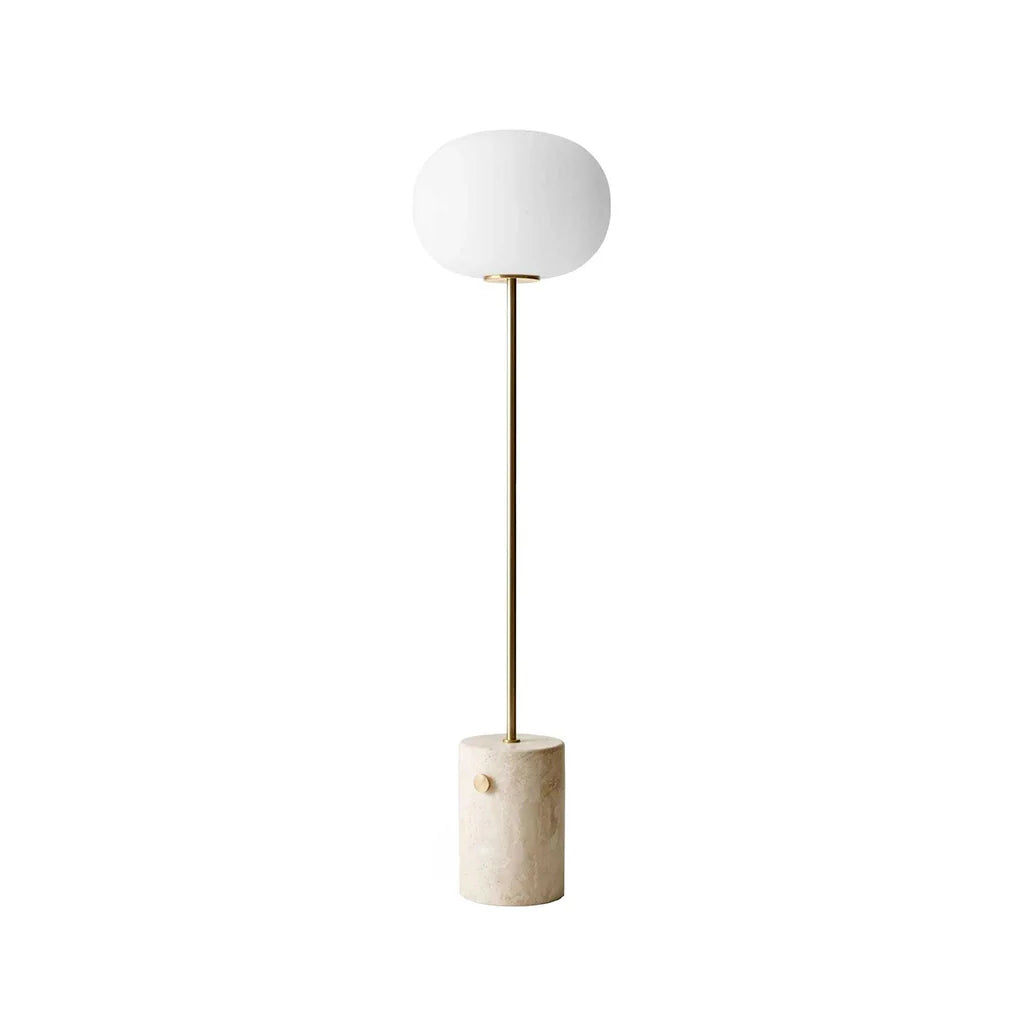 Glass Jwda Marble Floor Lamp - Nuvé