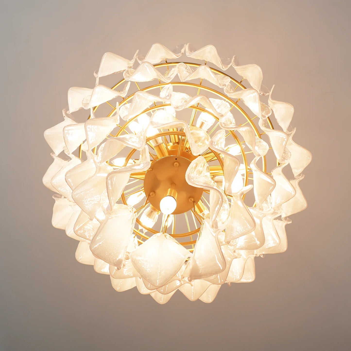Lunara Murano Glass Chandelier - Nuvé