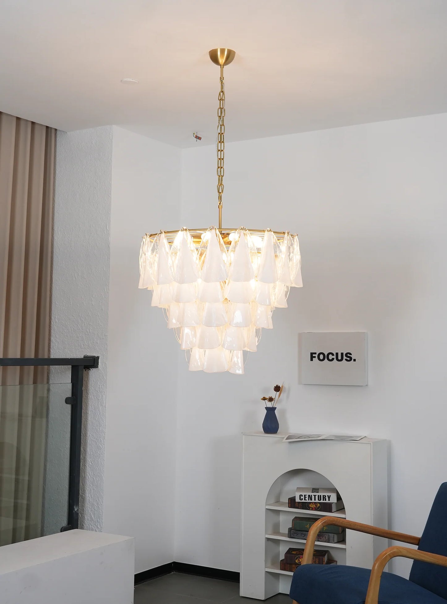 Lunara Murano Glass Chandelier - Nuvé