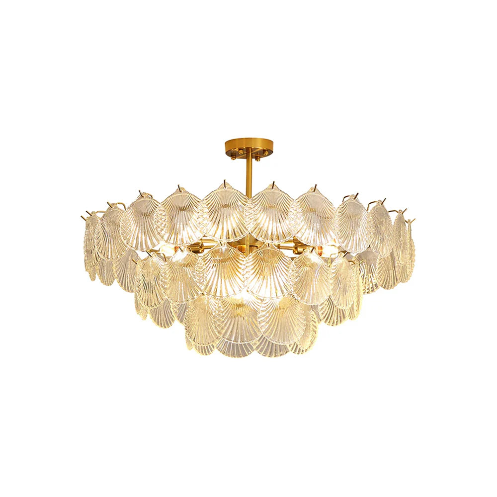 Luxury Shell Glass Chandelier - Nuvé
