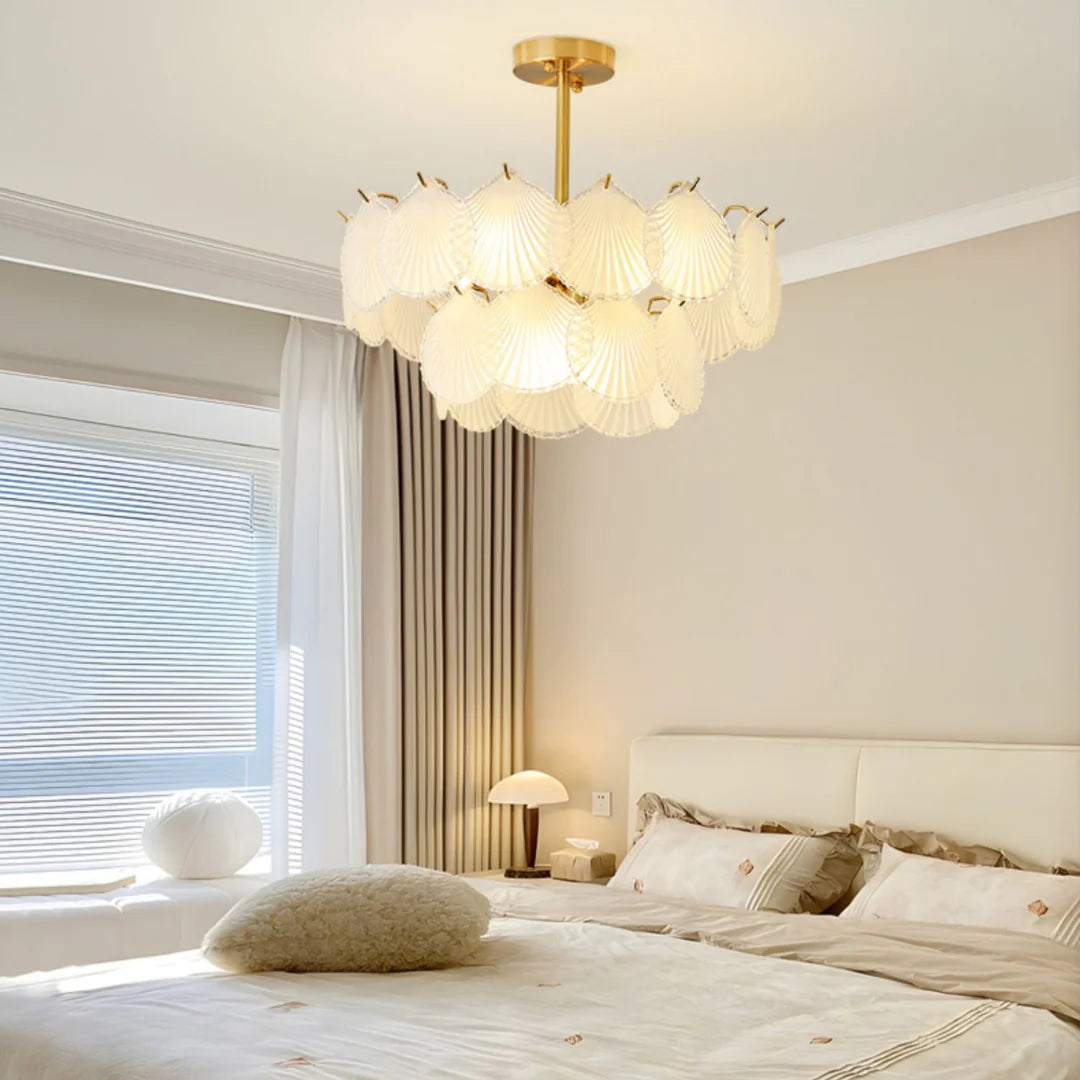 Luxury Shell Glass Chandelier - Nuvé