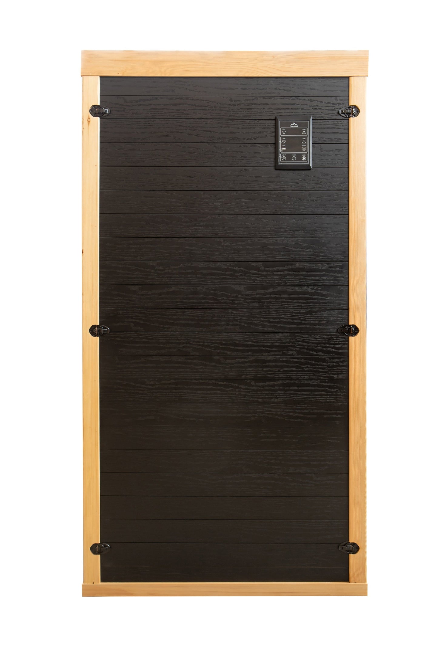 Peak Saunas Shasta 1-Person Full Spectrum Infrared Sauna with XL Medical-Grade Red Light Therapy & Smart WiFi App Control - Nuvé