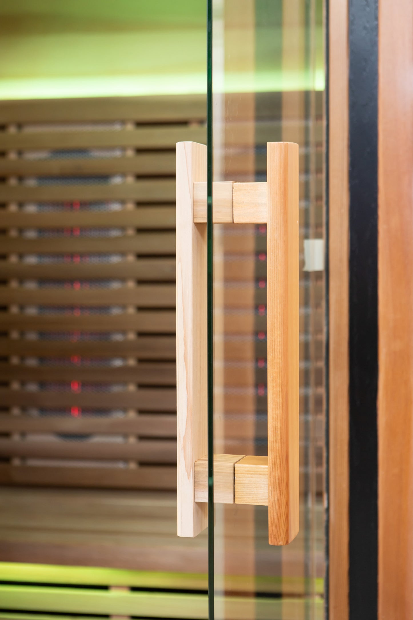 Peak Saunas Rainier 1-Person Full Spectrum Infrared Sauna with XL Medical-Grade Red Light Therapy & Smart WiFi App Control - Nuvé