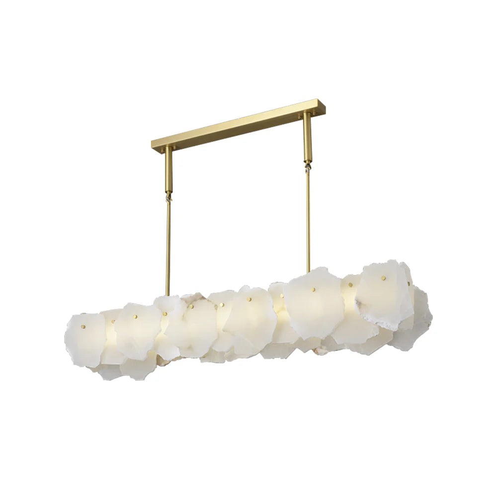 Linear Magari Alabaster Chandelier - Nuvé