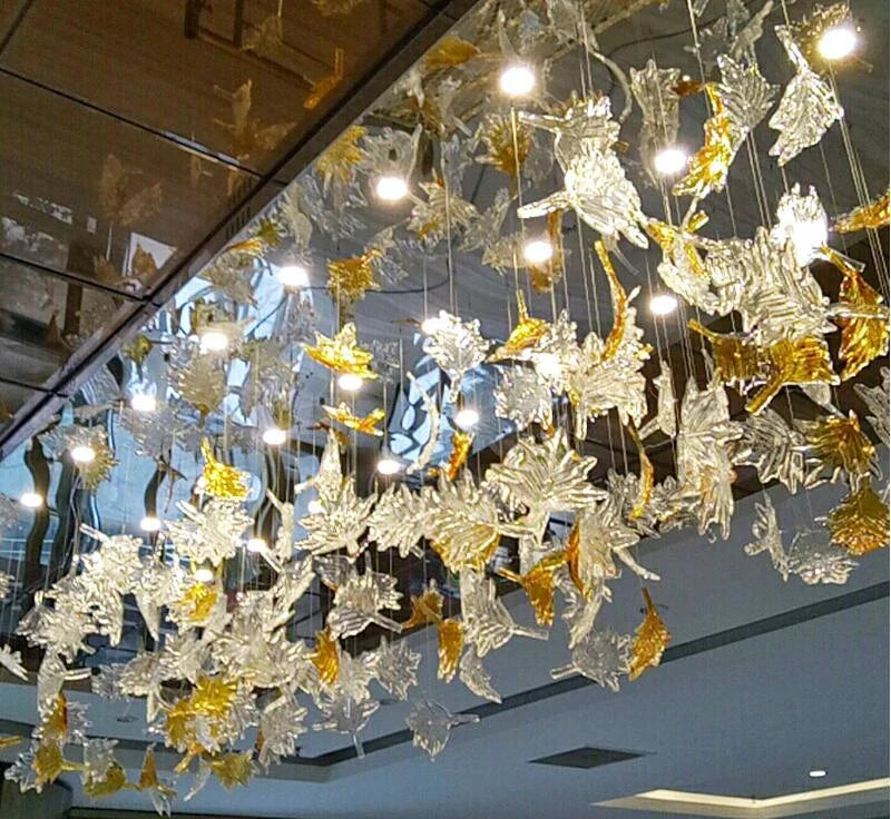 Maple Leaf Glass Chandelier - Nuvé